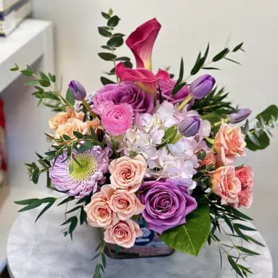 Violet Reverie - Fresh Flowers Bellevue